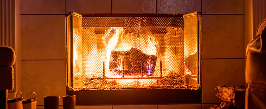 Mendota Hearth Landscape Fireplace Installation in Bonney Lake, Washington
